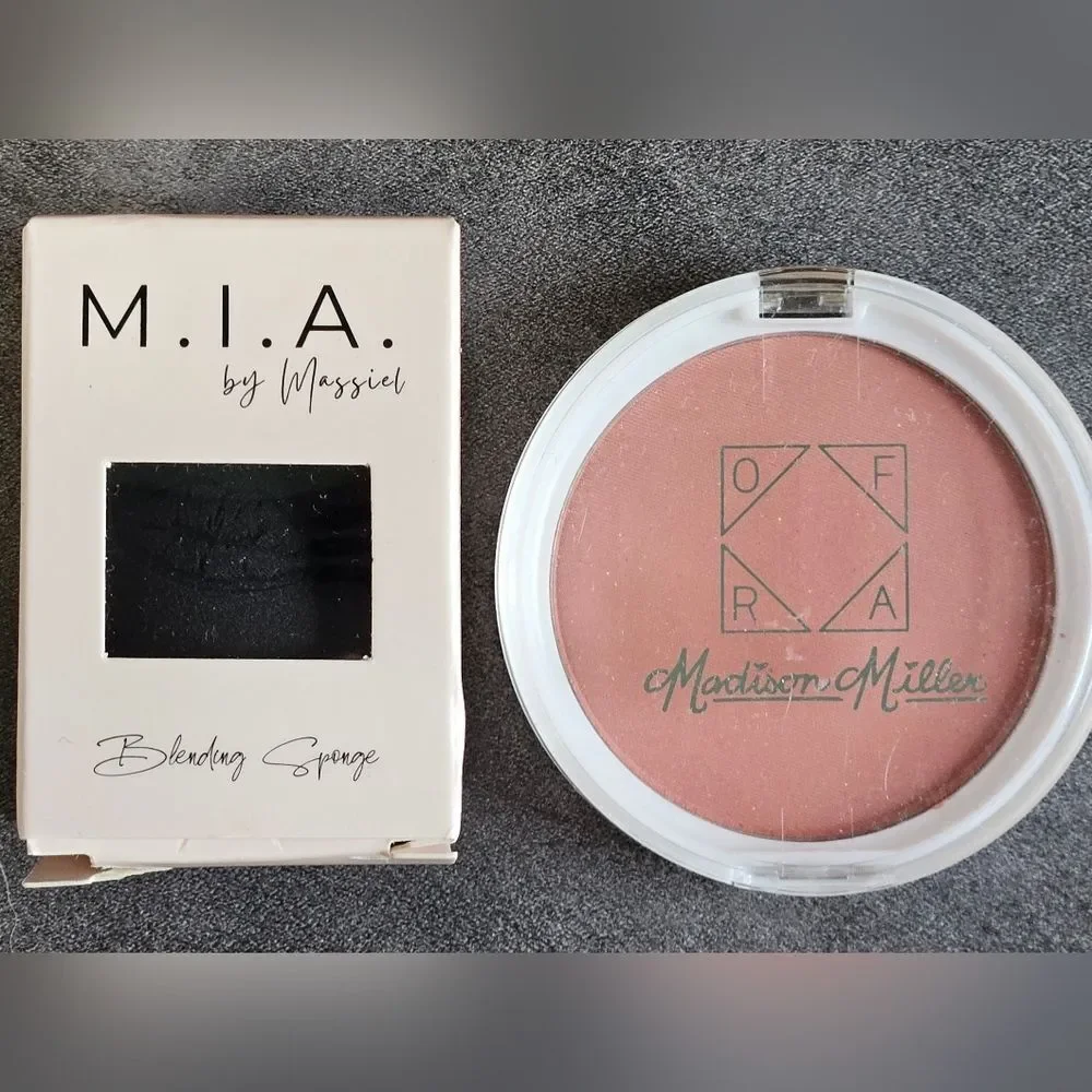 OFRA x Madison Miller Blush In Sweet Stuff W MAKEUP IS ART Beauty Sponge NEW